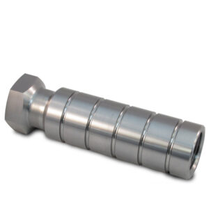 Concrete rail tie insert stainless steel